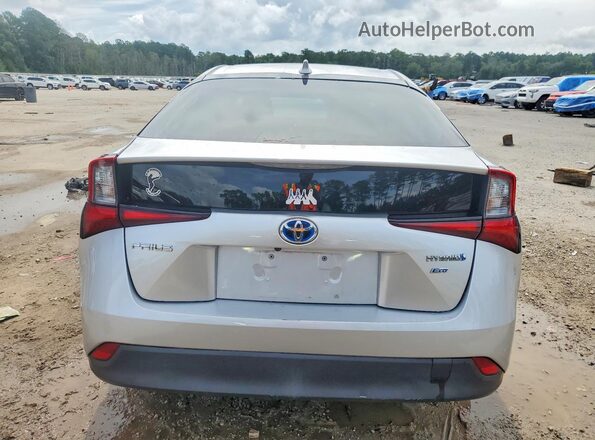 JTDKAMFUXM3126958 2021 TOYOTA PRIUS Silver Vista trasera