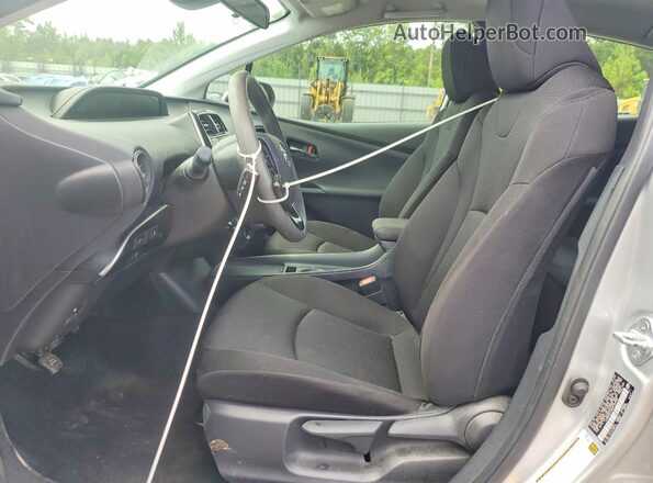 JTDKAMFUXM3126958 2021 TOYOTA PRIUS Silver Vista interior delantera