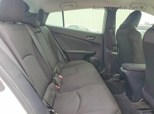 JTDKAMFUXM3126958 2021 TOYOTA PRIUS Silver Vista de los asientos traseros