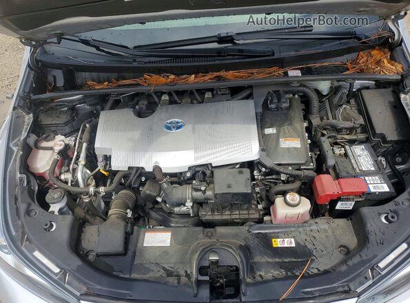 JTDKAMFUXM3126958 2021 TOYOTA PRIUS Silver Vista interior trasera