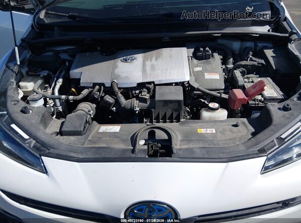 JTDKAMFUXM3128483 2021 TOYOTA PRIUS White უკანა ხედი