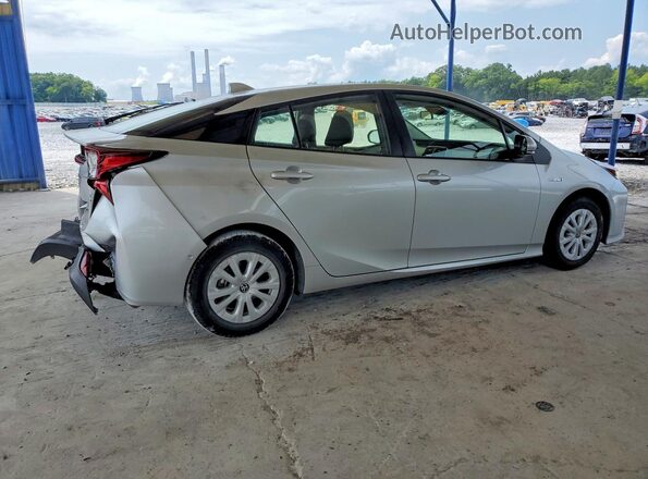 JTDKAMFUXM3129343 2021 TOYOTA PRIUS Silver Tył prawy
