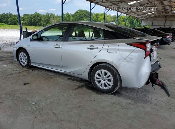 JTDKAMFUXM3129343 2021 TOYOTA PRIUS Silver Tył lewy