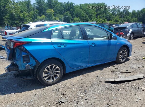 JTDKAMFUXM3141105 2021 TOYOTA PRIUS Blue Trasero derecho