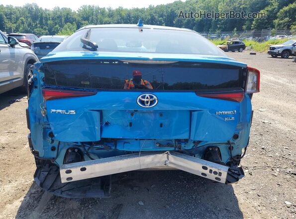 JTDKAMFUXM3141105 2021 TOYOTA PRIUS Blue Vista trasera