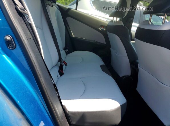 JTDKAMFUXM3141105 2021 TOYOTA PRIUS Blue Vista de los asientos traseros