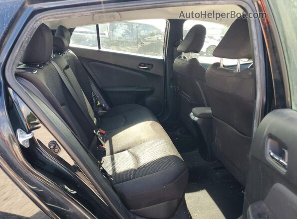 JTDKAMFUXM3153030 2021 TOYOTA PRIUS Black უკანა სავარძლების ხედი