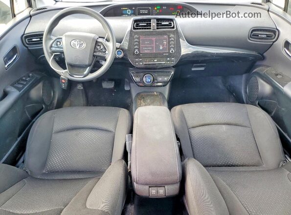JTDKAMFUXM3153030 2021 TOYOTA PRIUS Black წინა პანელის ხედი
