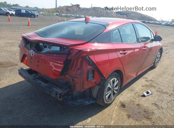 JTDKARFP0H3002694 2017 TOYOTA PRIUS PRIME Красный Задняя правая четверть