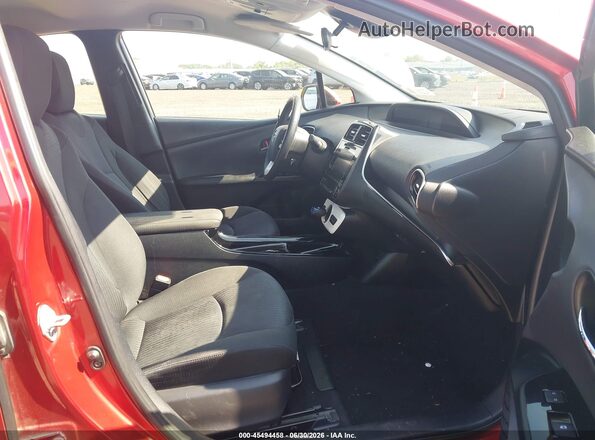 JTDKARFP0H3002694 2017 TOYOTA PRIUS PRIME Красный Вид салона спереди