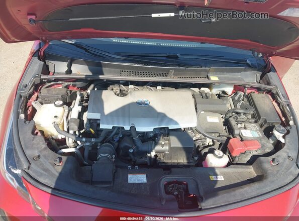 JTDKARFP0H3002694 2017 TOYOTA PRIUS PRIME Красный Вид сзади
