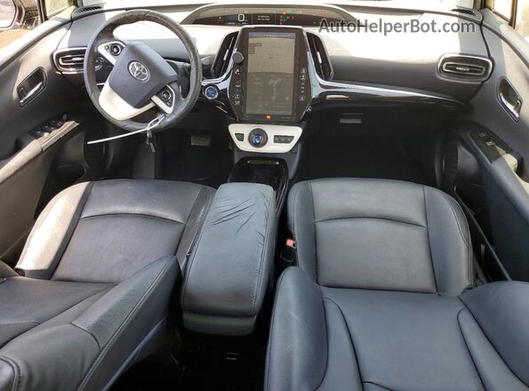 JTDKARFP0H3019284 2017 TOYOTA PRIUS Silver Vista del salpicadero