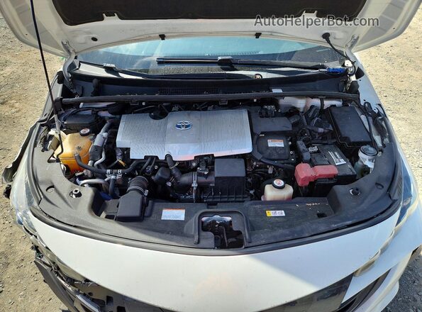 JTDKARFP0J3071682 2018 TOYOTA PRIUS White Սալոնի հետևի տեսք