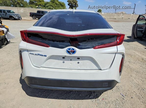 JTDKARFP0J3071682 2018 TOYOTA PRIUS White Հետևի տեսք