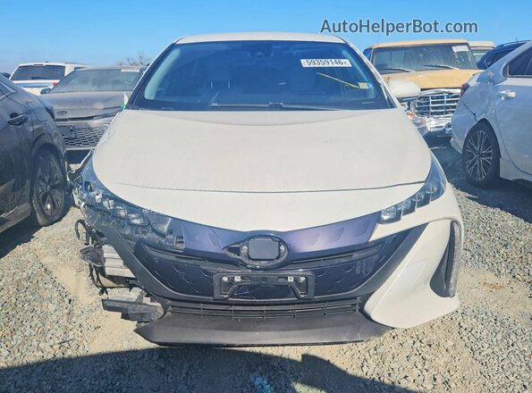 JTDKARFP0J3071682 2018 TOYOTA PRIUS White Դիմացի տեսք