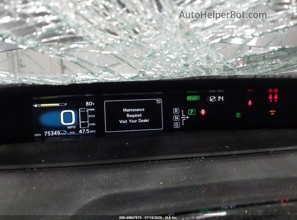 JTDKARFP0J3088580 2018 TOYOTA PRIUS PRIME Gray Вид задніх сидінь