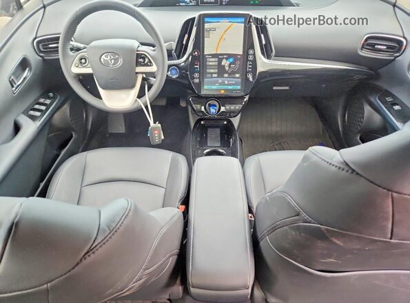 JTDKARFP0J3094346 2018 TOYOTA PRIUS White Widok deski rozdzielczej