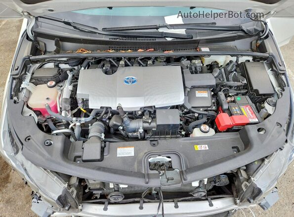 JTDKARFP0J3094346 2018 TOYOTA PRIUS White Widok wnętrza z tyłu