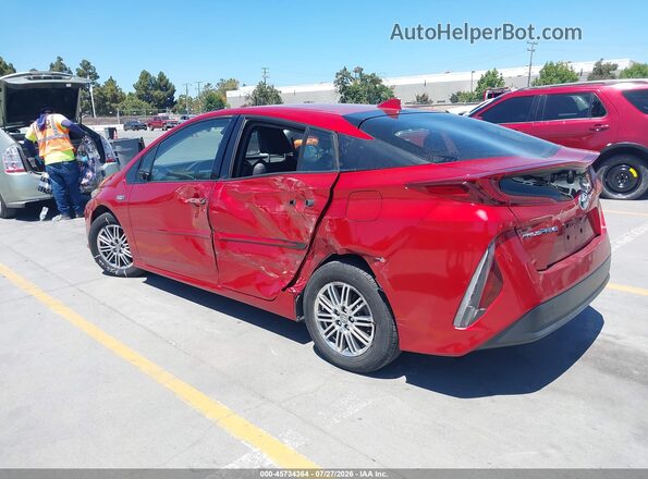 JTDKARFP0K3115231 2019 TOYOTA PRIUS PRIME Red Հետևի ձախ