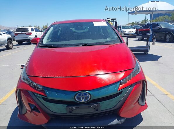 JTDKARFP0K3115231 2019 TOYOTA PRIUS PRIME Red Սալոնի հետևի տեսք