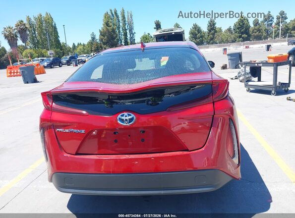 JTDKARFP0K3115231 2019 TOYOTA PRIUS PRIME Red 