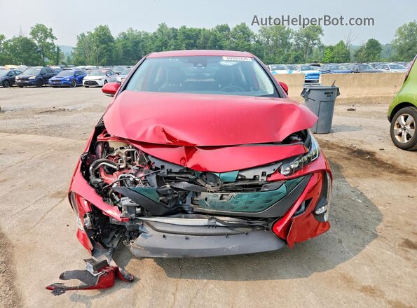JTDKARFP0L3124061 2020 TOYOTA PRIUS Red Widok z przodu