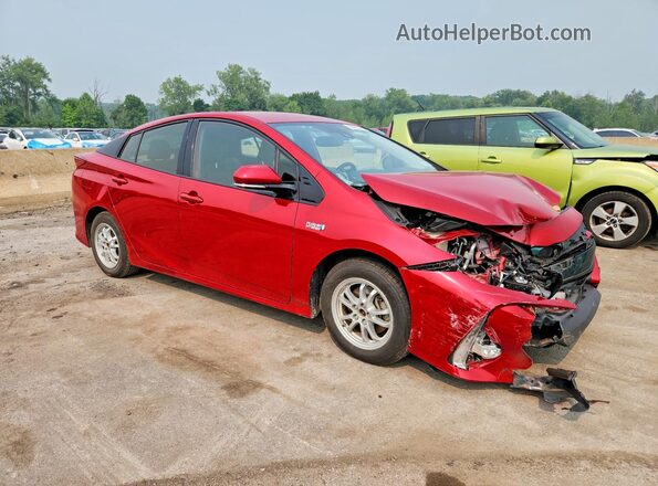 JTDKARFP0L3124061 2020 TOYOTA PRIUS Red Przód prawy