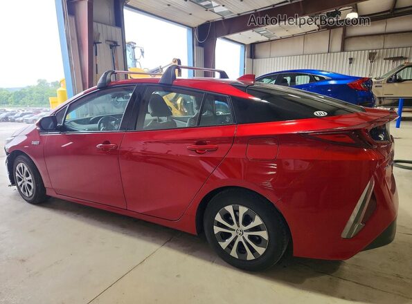 JTDKARFP0L3138591 2020 TOYOTA PRIUS Red უკანა მარცხენა