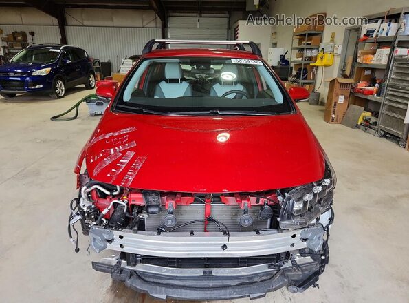 JTDKARFP0L3138591 2020 TOYOTA PRIUS Red წინა ხედი
