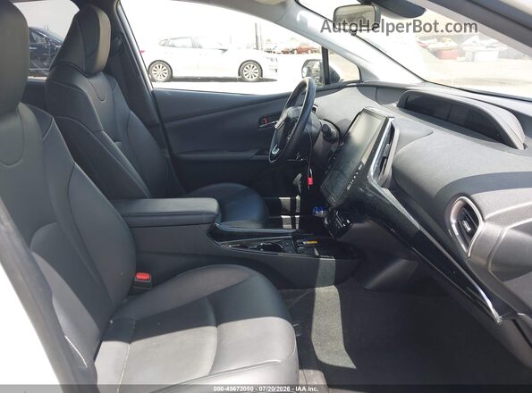 JTDKARFP0L3139420 2020 TOYOTA PRIUS PRIME White Widok wnętrza z przodu