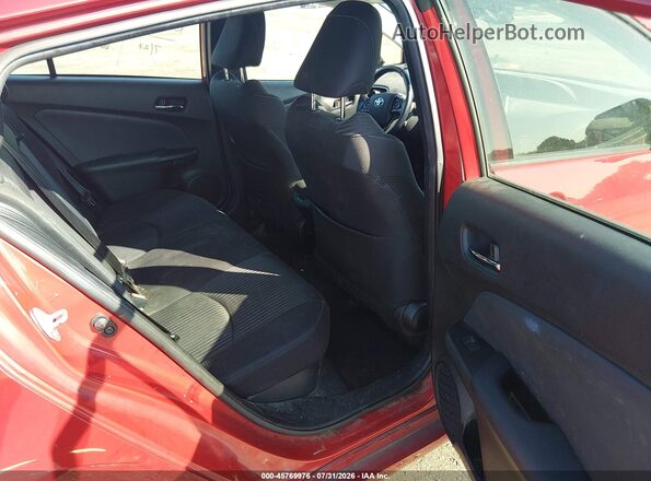JTDKARFP0L3139532 2020 TOYOTA PRIUS PRIME Red VIN კოდის სტიკერის ხედი