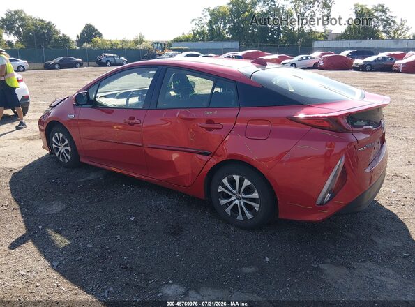 JTDKARFP0L3139532 2020 TOYOTA PRIUS PRIME Red უკანა მარცხენა