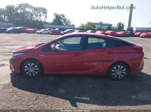 JTDKARFP0L3139532 2020 TOYOTA PRIUS PRIME Red სალონის 360-გრადუსიანი ხედი