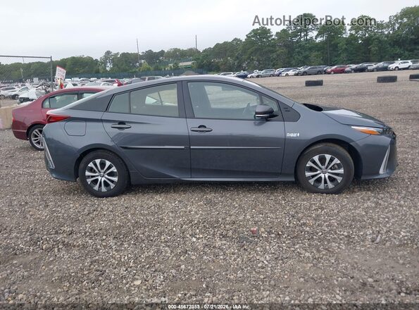 JTDKARFP0L3141054 2020 TOYOTA PRIUS PRIME Gray Սարքավորումների վահանակի տեսք