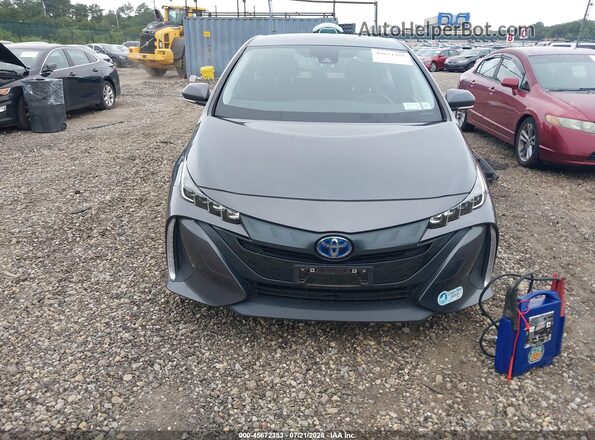 JTDKARFP0L3141054 2020 TOYOTA PRIUS PRIME Gray Առջևի վահանակի տեսք