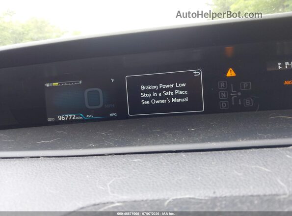 JTDKARFP0L3159585 2020 TOYOTA PRIUS PRIME Silver უკანა სავარძლების ხედი