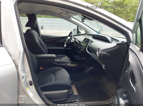 JTDKARFP0L3159585 2020 TOYOTA PRIUS PRIME Silver წინა სალონის ხედი