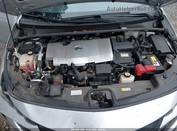 JTDKARFP0L3159585 2020 TOYOTA PRIUS PRIME Silver უკანა ხედი