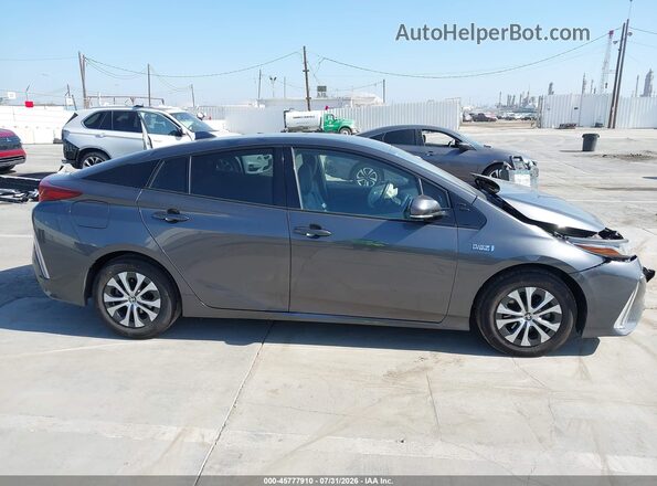 JTDKARFP1L3159501 2020 TOYOTA PRIUS PRIME Gray Widok wnętrza 360 stopni