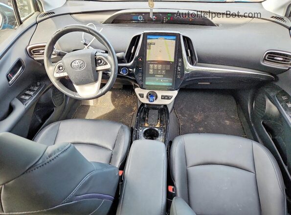 JTDKARFP2H3000705 2017 TOYOTA PRIUS Turquoise Вид панелі приладів
