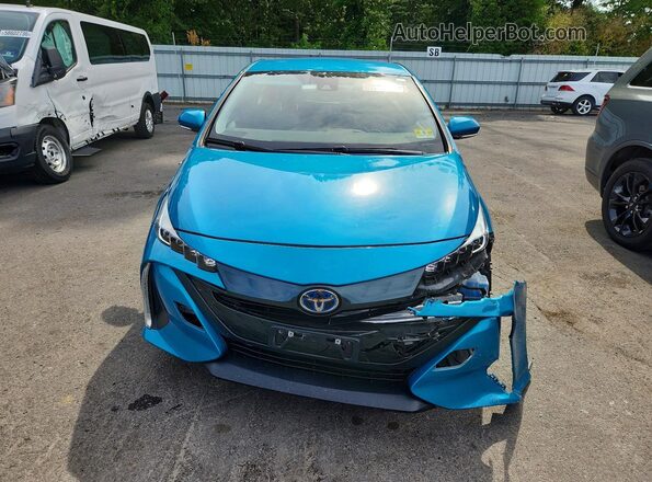 JTDKARFP2H3000705 2017 TOYOTA PRIUS Turquoise Вид спереду