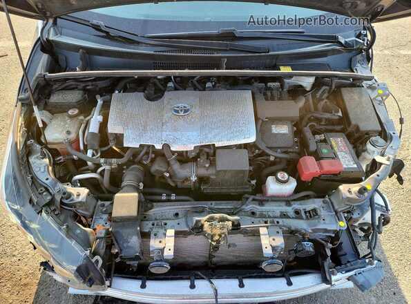 JTDKARFP2H3003099 2017 TOYOTA PRIUS Gray Widok wnętrza z tyłu