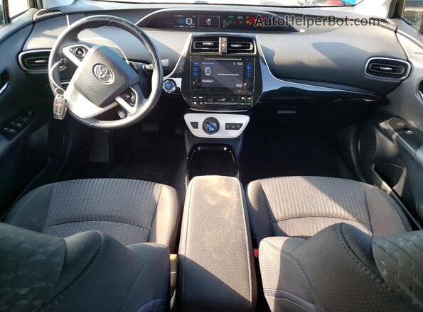 JTDKARFP2H3044073 2017 TOYOTA PRIUS Blue Vista del salpicadero