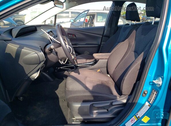 JTDKARFP2H3044073 2017 TOYOTA PRIUS Blue Vista interior delantera
