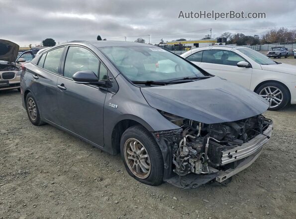 JTDKARFP2H3056630 2017 TOYOTA PRIUS Серый Передняя правая четверть
