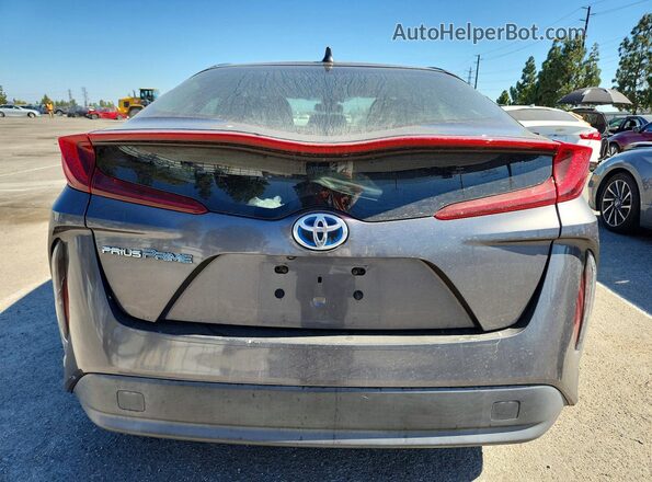JTDKARFP2L3134395 2020 TOYOTA PRIUS Gray Vista trasera