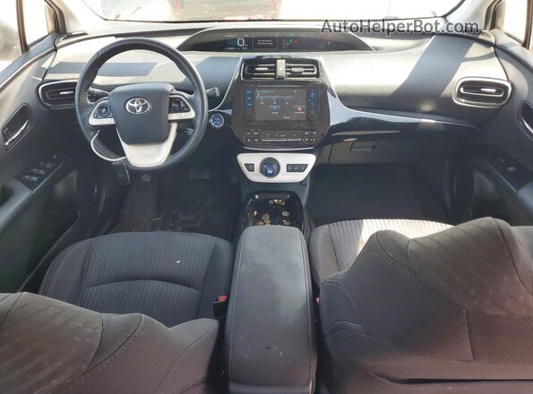 JTDKARFP3H3025256 2017 TOYOTA PRIUS Gray Dashboard view