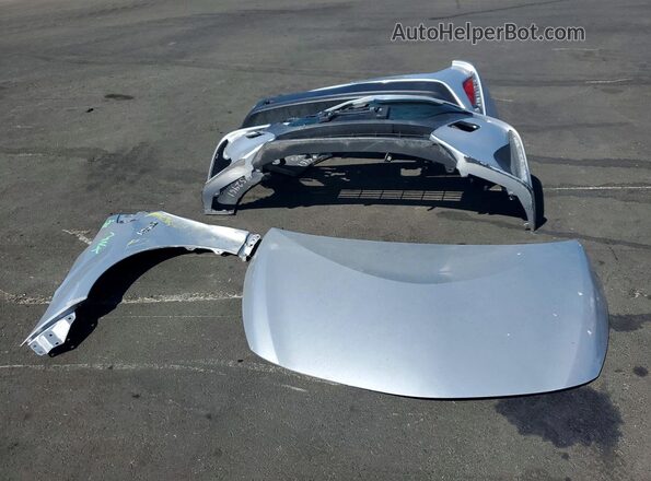 JTDKARFP3H3032322 2017 TOYOTA PRIUS Silver ძრავის განყოფილების ხედი