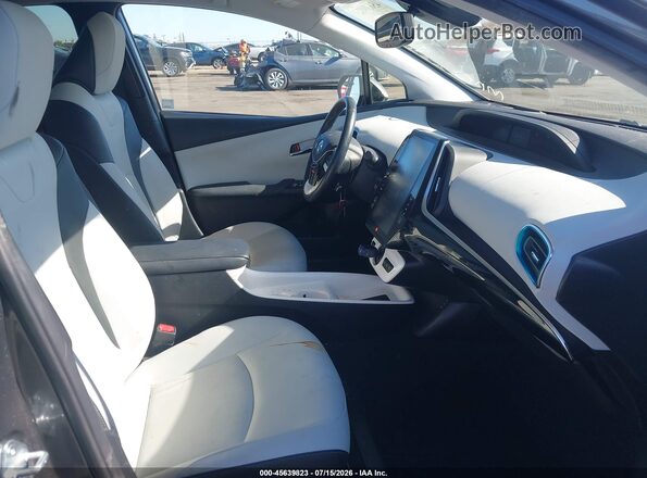 JTDKARFP3H3038976 2017 TOYOTA PRIUS PRIME Gray Вид салону спереду