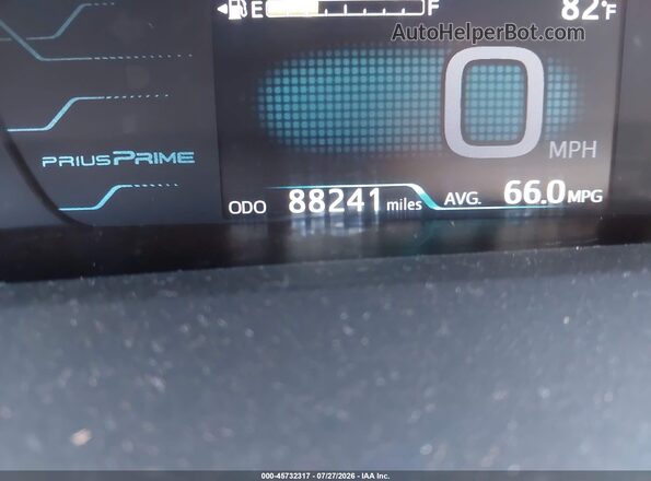 JTDKARFP3H3041280 2017 TOYOTA PRIUS PRIME Silver 